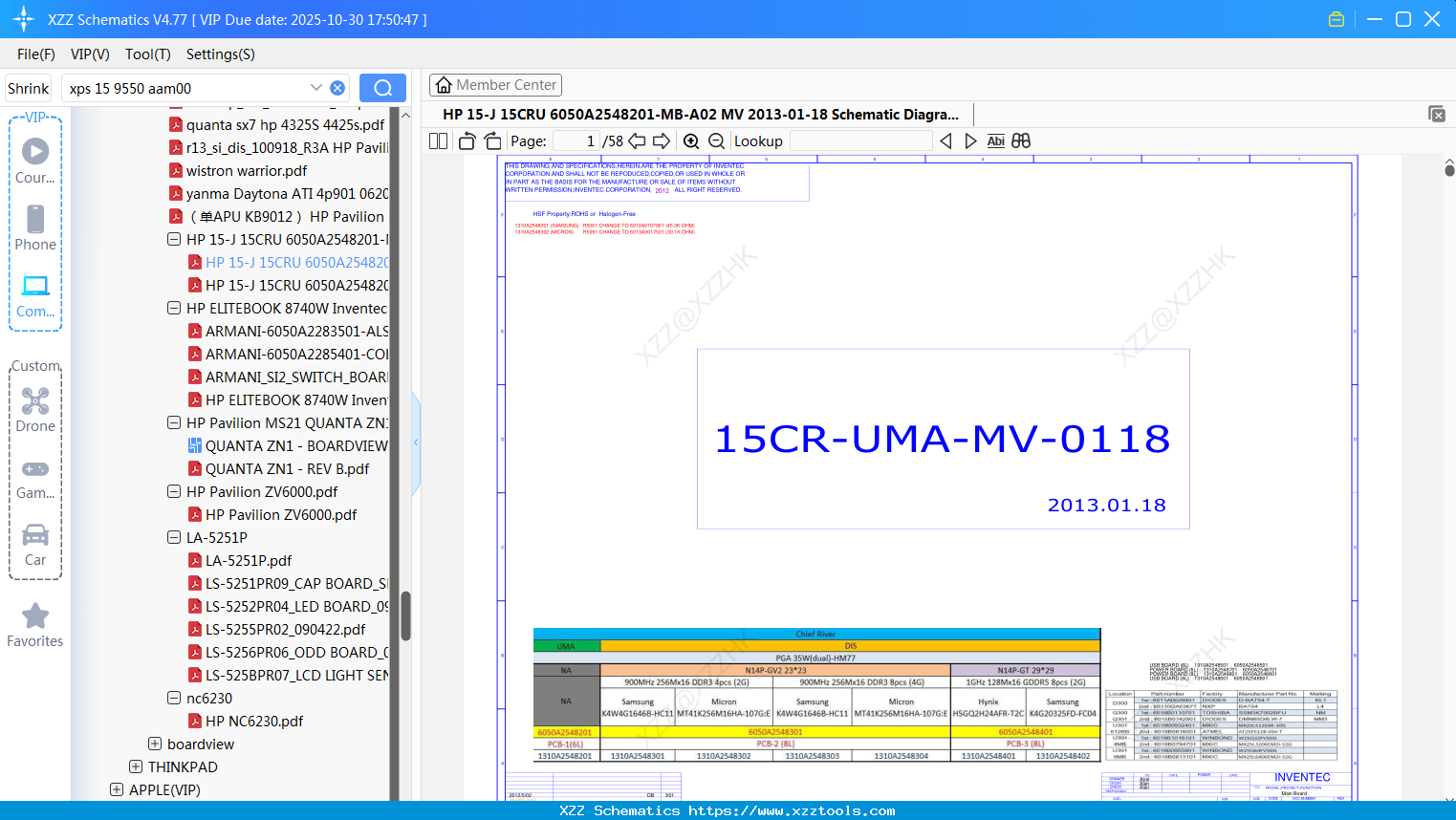 Laptop HP 15-J 15CRU 6050A2548201-MB-A02 MV 2013-01-18 Schematic Diagram